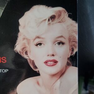 Marilyn Monroe Black Opaque Thigh Highs with Lace Cuff